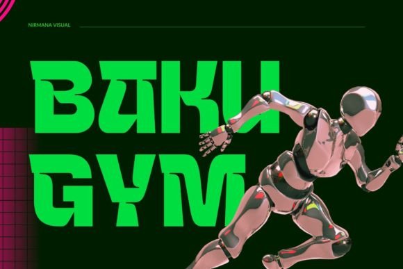 Baku Gym: A Futuristic Font for Modern Design