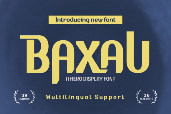 Baxau Font Review: Evaluating a Superhero-Themed Display Type for Bold Design Projects