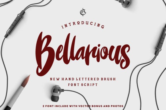Bellarious: Elevating Brand Identity with the New Brush-Lettered Typeface from Rvq Typefoundry
