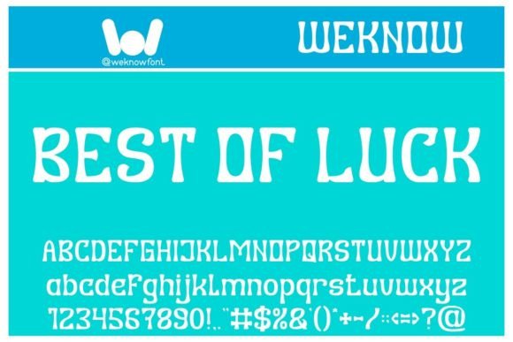 Best of Luck: Elevating Brand Identity with a Distinctive Display Font