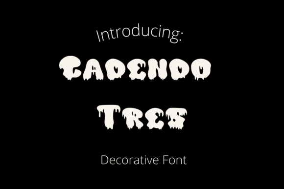 Cadendo Tres: Whimsical Font for Playful Design