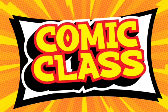 Comic Class: Bold Typography for Modern Design