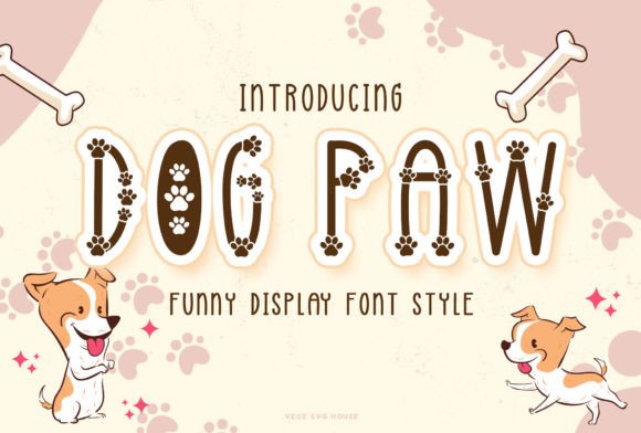 Dog Paw: Bringing Whimsical Charm to Your Typography Projects