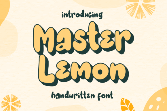 Master Lemon: Elevating Brand Personality Through Playful Typography
