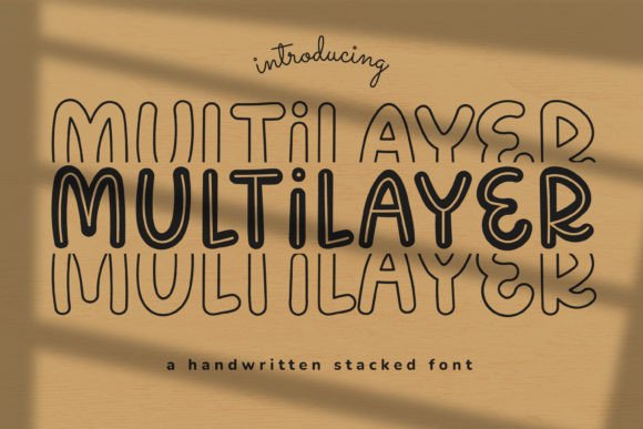 Multilayer: Elevating Design with a Versatile and Cool Font