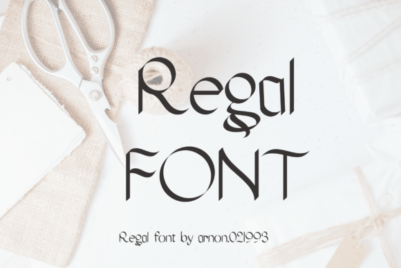 Regal: Elegant Fonts for Creative Projects