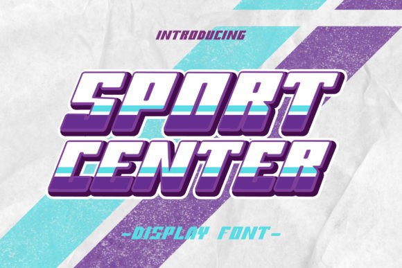 Sport Center: Integrating Urban Display Typography into Professional Design Workflows